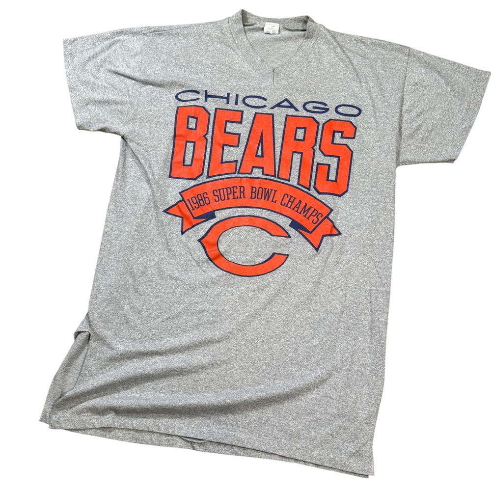 Vintage Chicago Bears 1986 Super Bowl Champs Artex Single Stitch Graphic T-Shirt